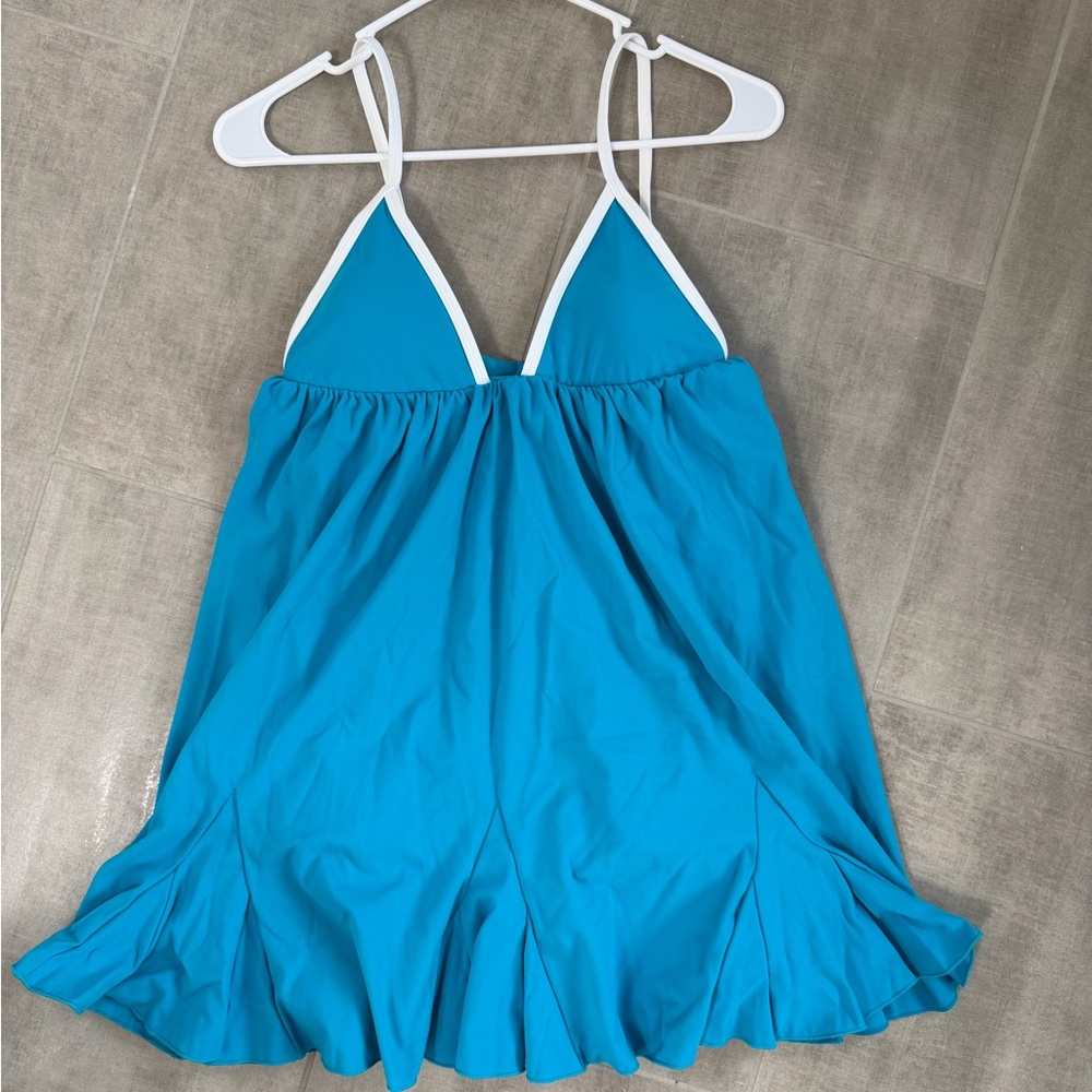 93 Play Street Lily Babydoll Dress Blue - Picture 3 of 5
